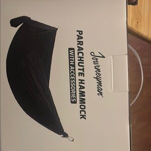 Journeyman Black Parachute Hammock